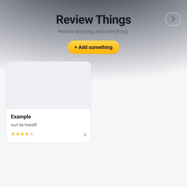 Review Things