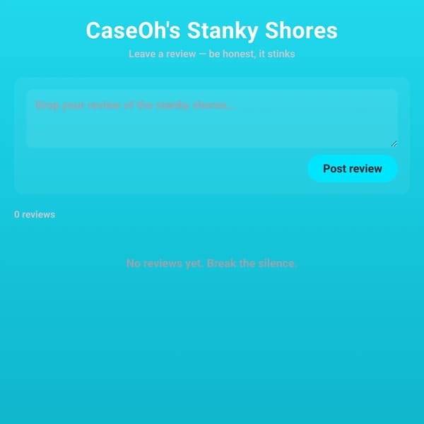Stanky shores reviewing