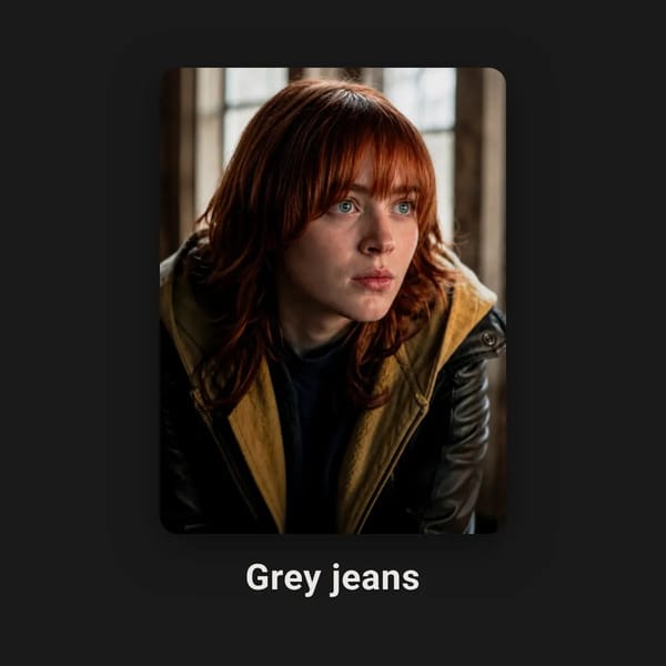 Grey jeans