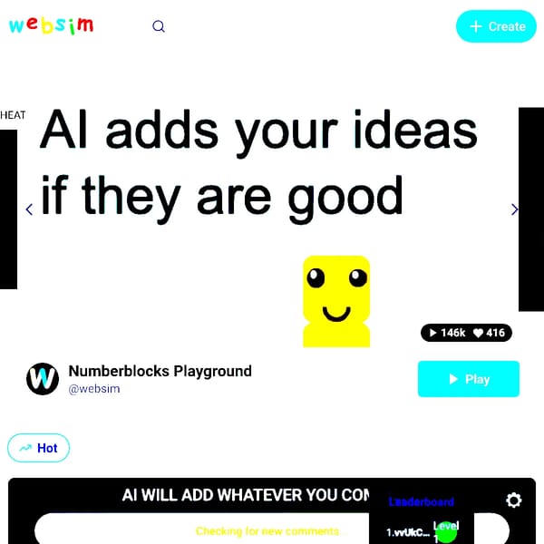Websim at 6K contrast (i have credits but i forgot)