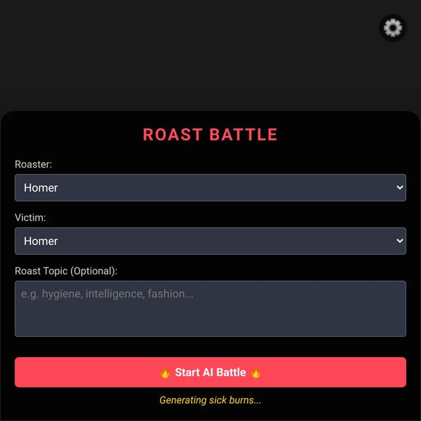 3D Roast Battle Creator V2
