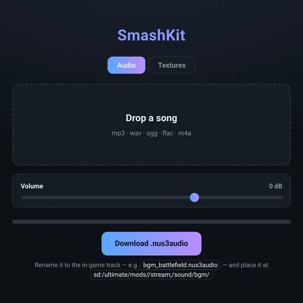 SmashKit! (Super Smash Bros Ultimate Modding tool)