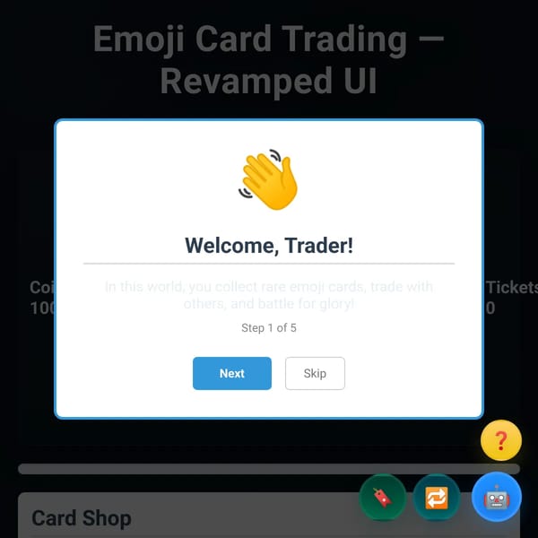 Emoji Card Trading
