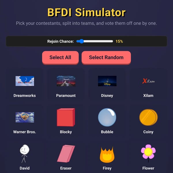 BFDI Sim