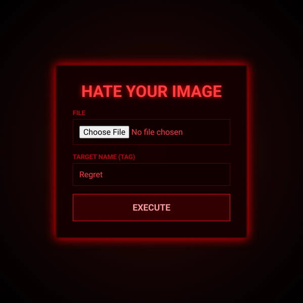 HATE YOUR IMAGE