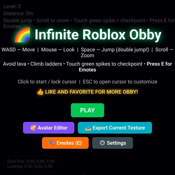 Infinite Roblox Obby