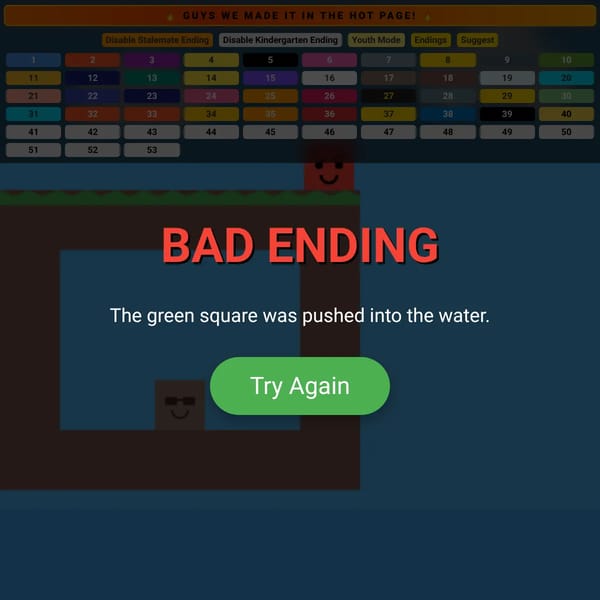 Square Push Game