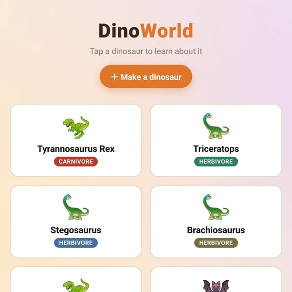 Dino Facts