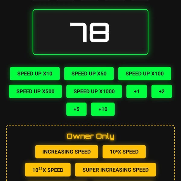 Endless Number Counter