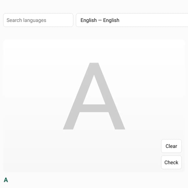 Trace Letters