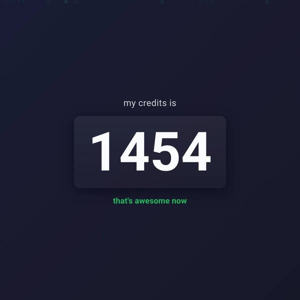 My credits
