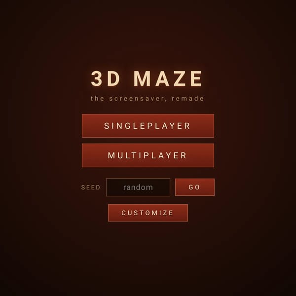 Maze Screensaver