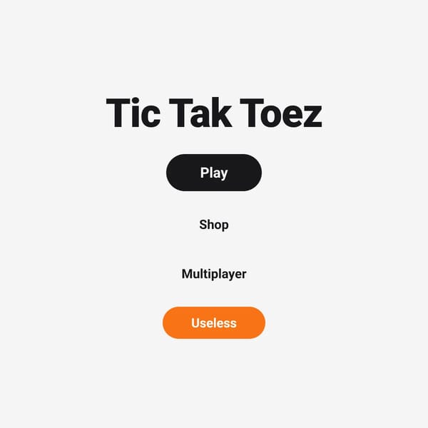 Tic Tak Toes