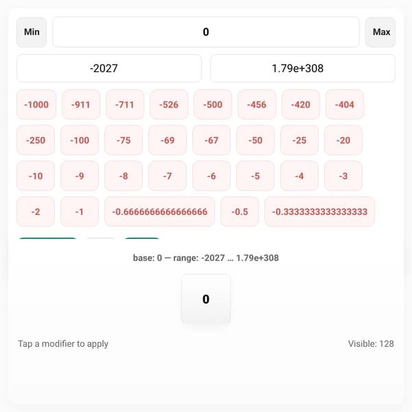 Interactive Range Selector