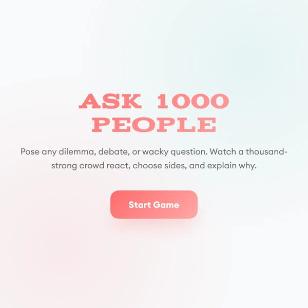 Ask 1000 People