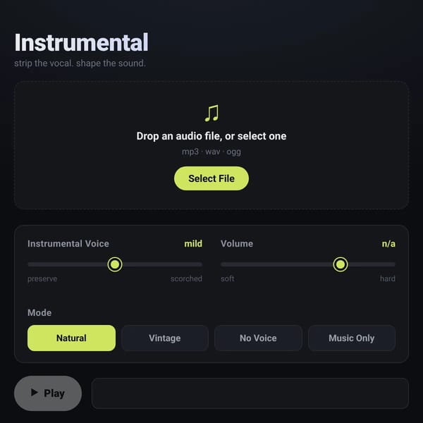 Instrumental Voice Generator