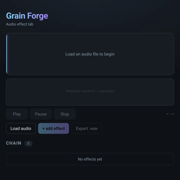 Grain Forge (audiofx)