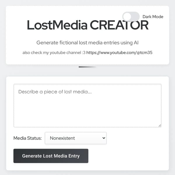 LostMedia CREATOR