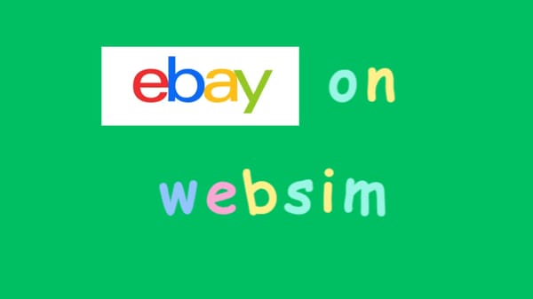 EBAY ON WEBSIM!