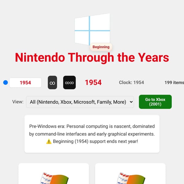 Nintendo Timeline