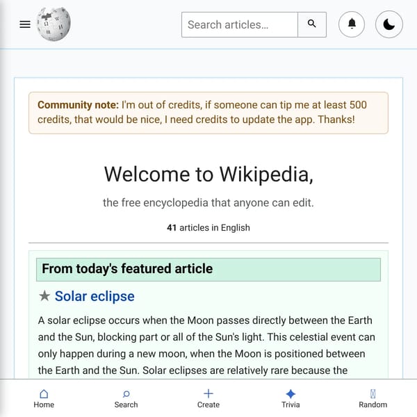 This Wikipedia Article Doesn't Exist