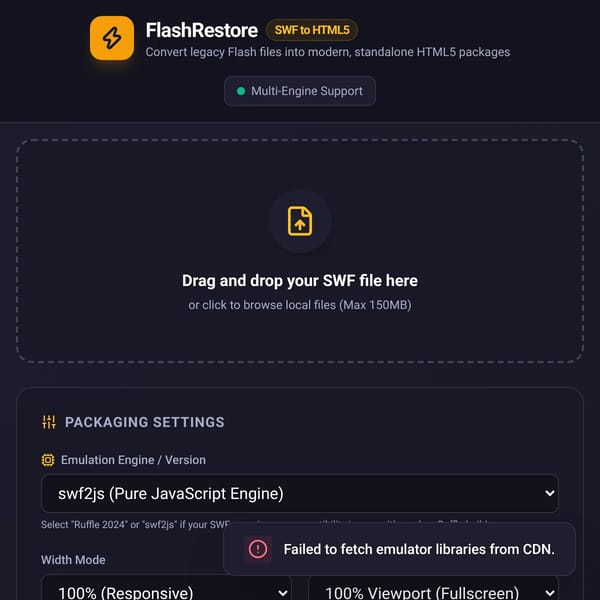 SWF to HTML5 Interactive