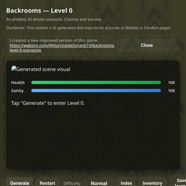 The Backrooms(FORGOTTEN UPDATE!!!)