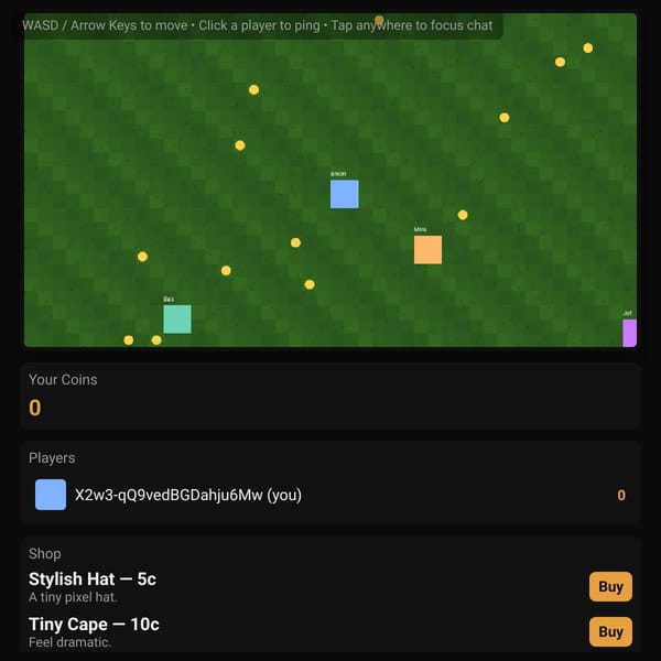Pixel Chat Game