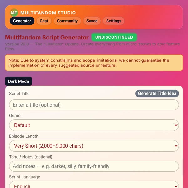 Multifandom Studio