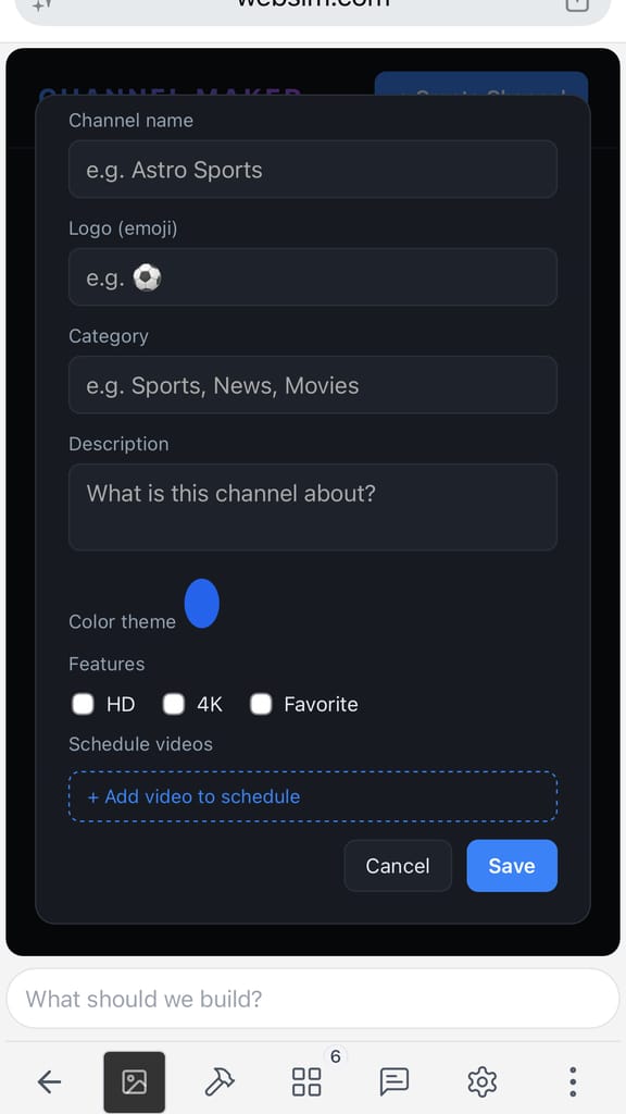 Channel Maker