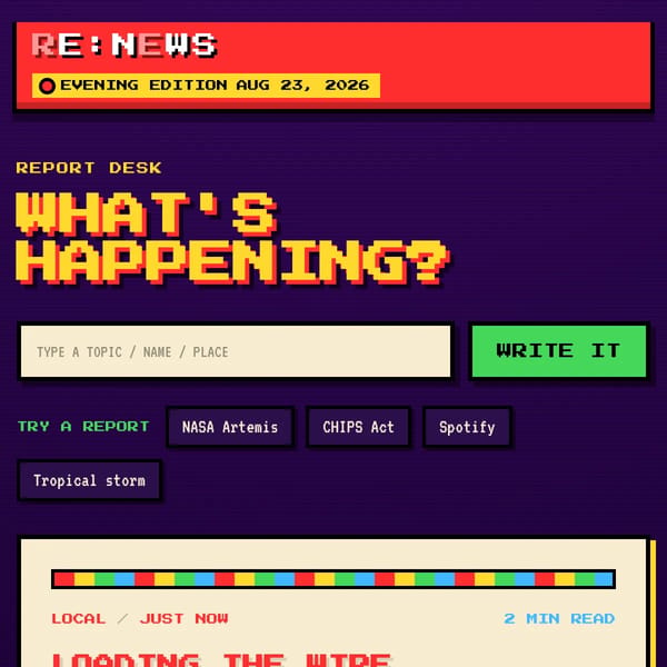 80s News Generator