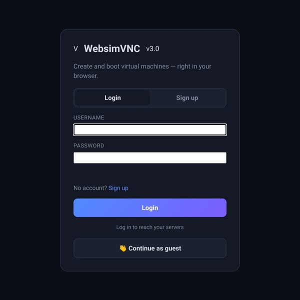 WebsimVNC