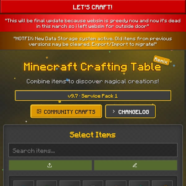 AI Minecraft Item Combinator
