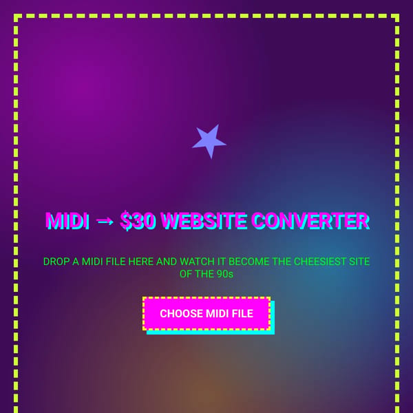 MIDI $30 Site