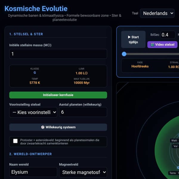 Kosmische Evolutie