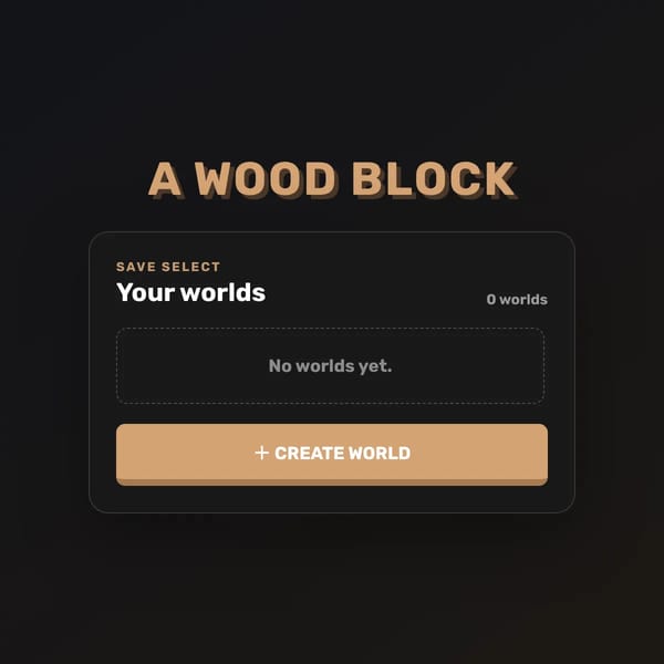 A Wood Block