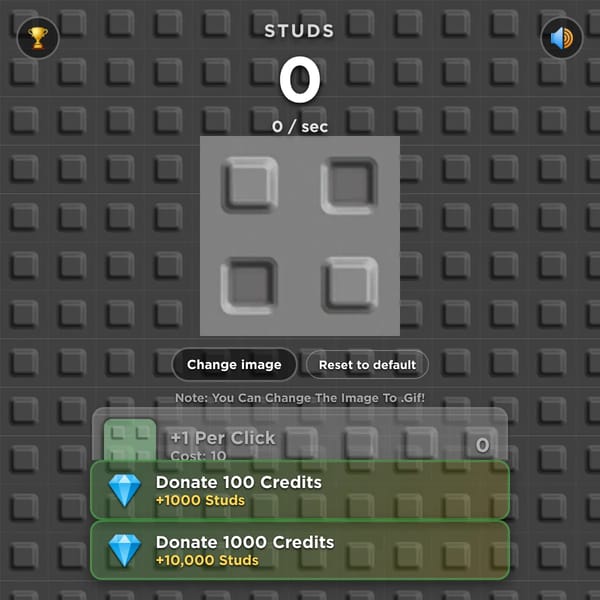 Stud Clicker 50 upgrades