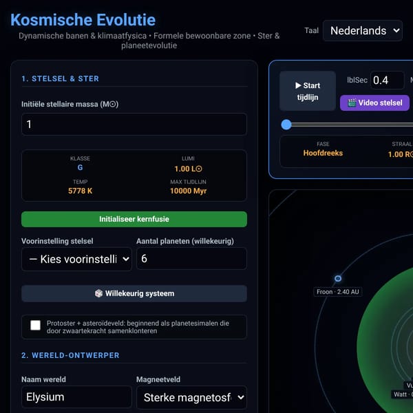 Kosmische Evolutie