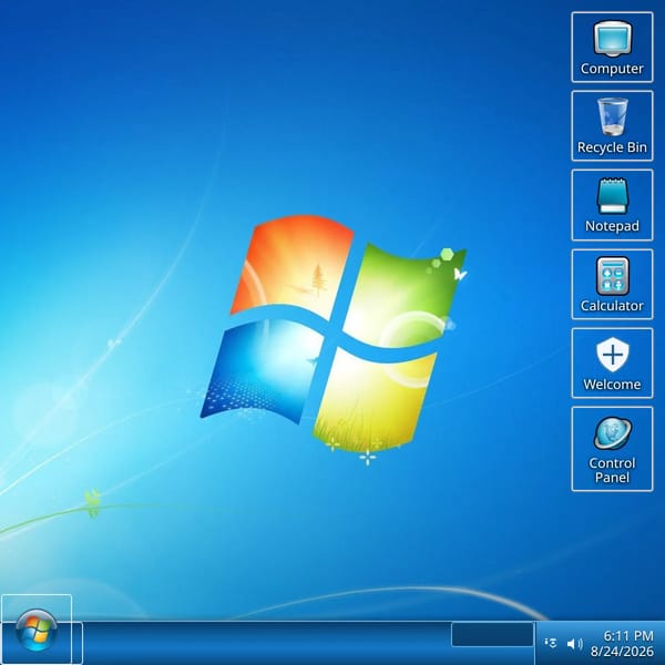 Windows 7 with 7.css