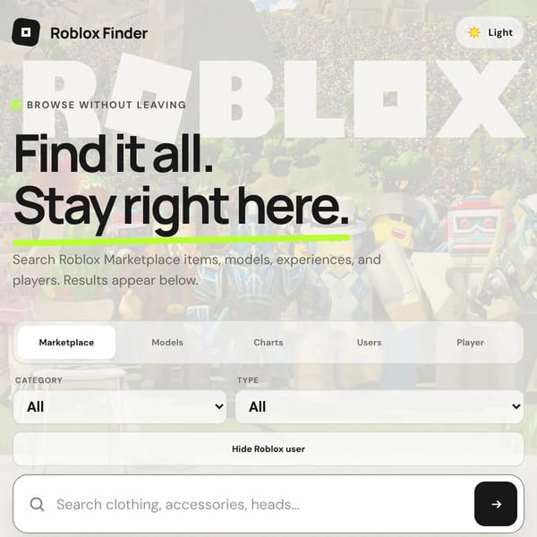 Roblox Finder