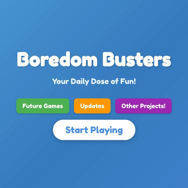 Boredom Busters