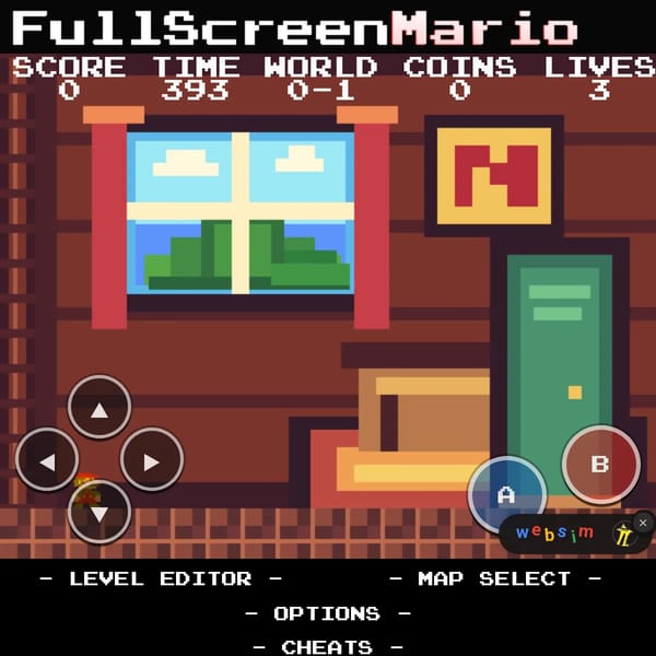 FullScreen Mario