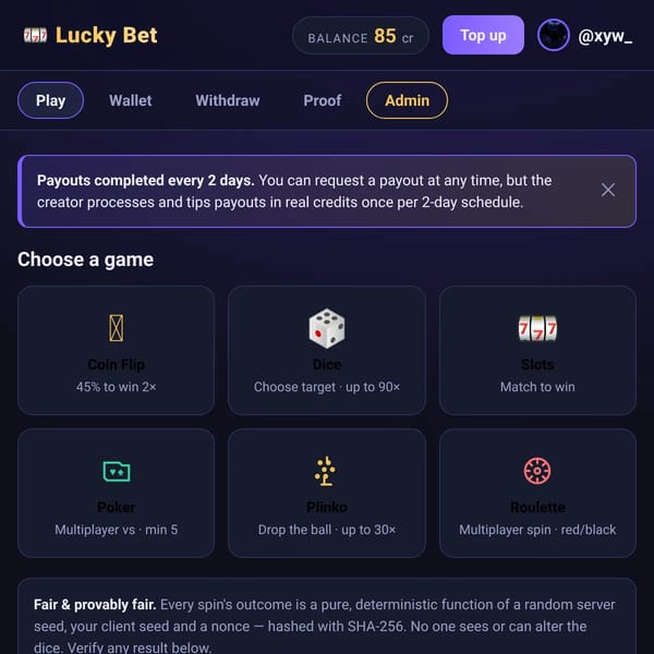 Lucky Bet
