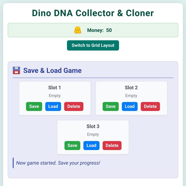 Dino DNA Collector & Cloner