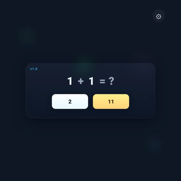 1 + 1 = ?
