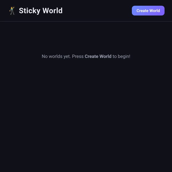 sticky world