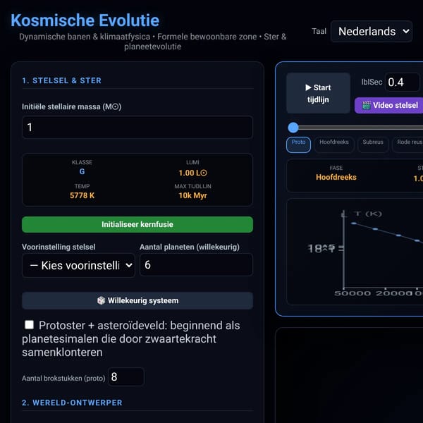 Kosmische Evolutie