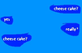 Cheese cake? AI