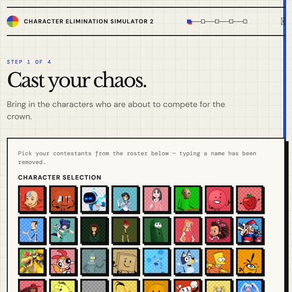 Character Elimination Simulator 2