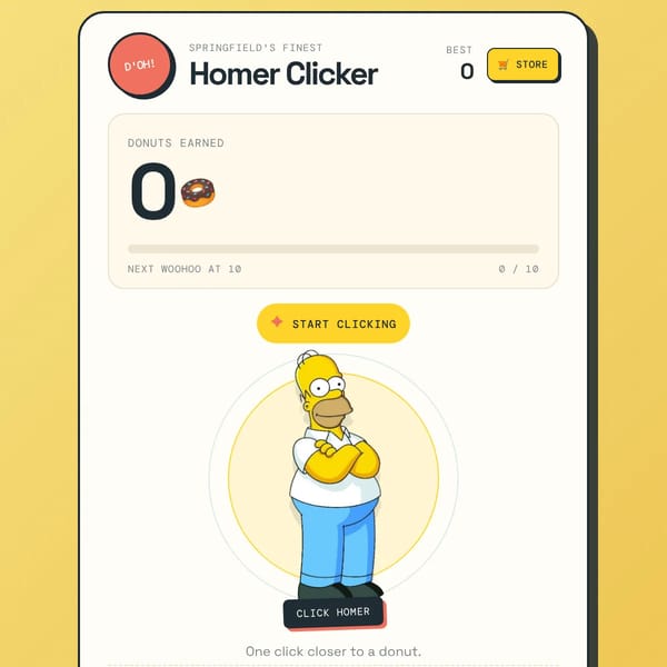 Homer Clicker